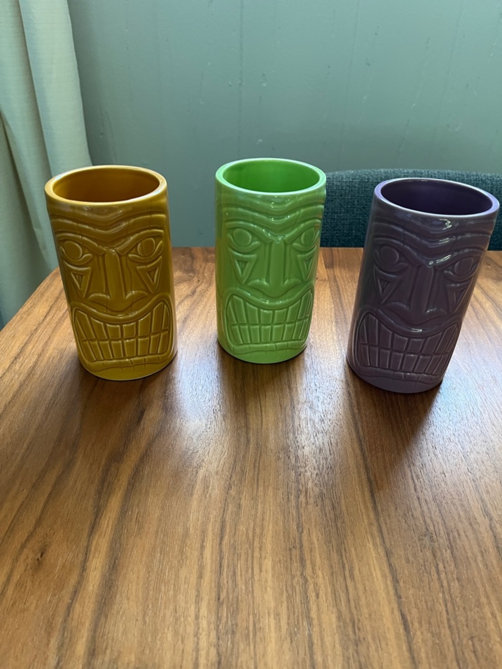 Ceramic Tiki Vases